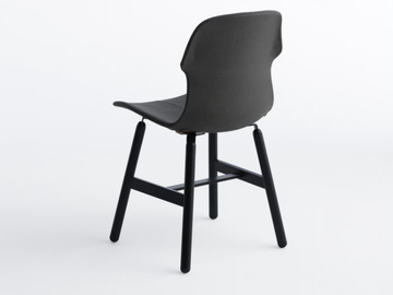 STEREO METAL IMBOTTITA FRONTE/RETRO - Upholstered fabric chair with removable cover by Casamania & Horm - view 3